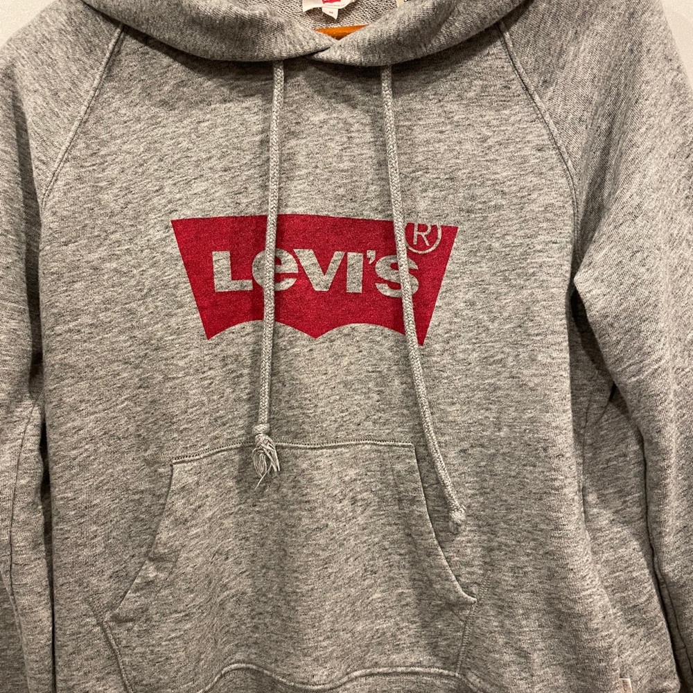 Levi’s Graphic Hoodie Grey Medium - Picture 3 of 7